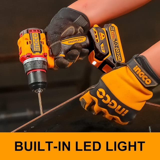 Thumbnail 6 de INGCO 20V Cordless Compact Drill 66NM