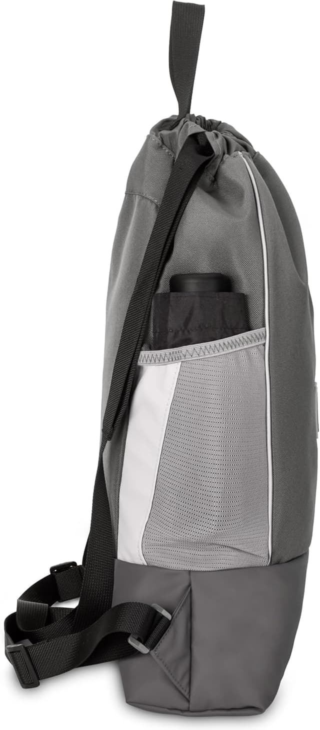 Detalle de AUDETIC Sacca sportiva con coulisse 10 litri impermeabile per scuola, palestra e spiaggia