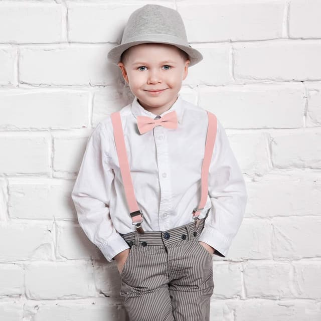 Thumbnail 6 de DonDon Set bretelle e papillon per bambini 1–8 anni