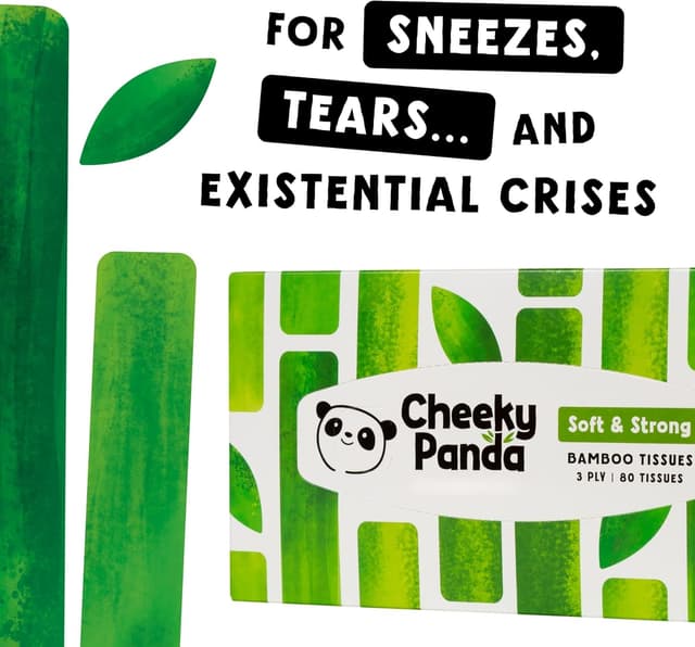 Detalle 1 de The Cheeky Panda bamboo tissues 960