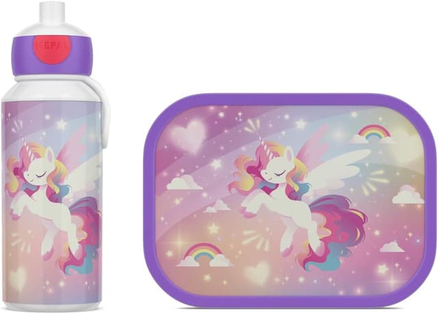 Detalle de Mepal Set de Almuerzo Campus Unicorn Glow