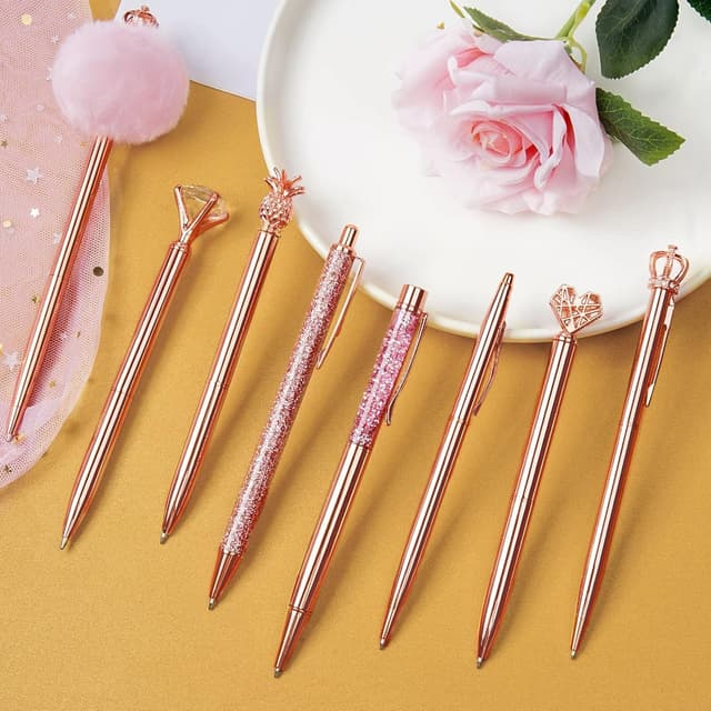 Detalle de WEMATE ballpoint pens set 8 pack