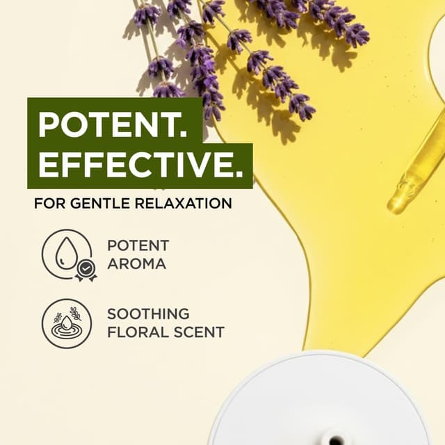 Detalle de Gya Labs Lavender Essential Oil for Diffuser (118ml) – 100% Pure Natural Lavender Oil