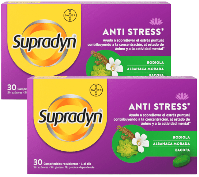 Imagen de Supradyn Anti Stress Concentración y Memoria 2x30 comprimidos en OfertitasTOP