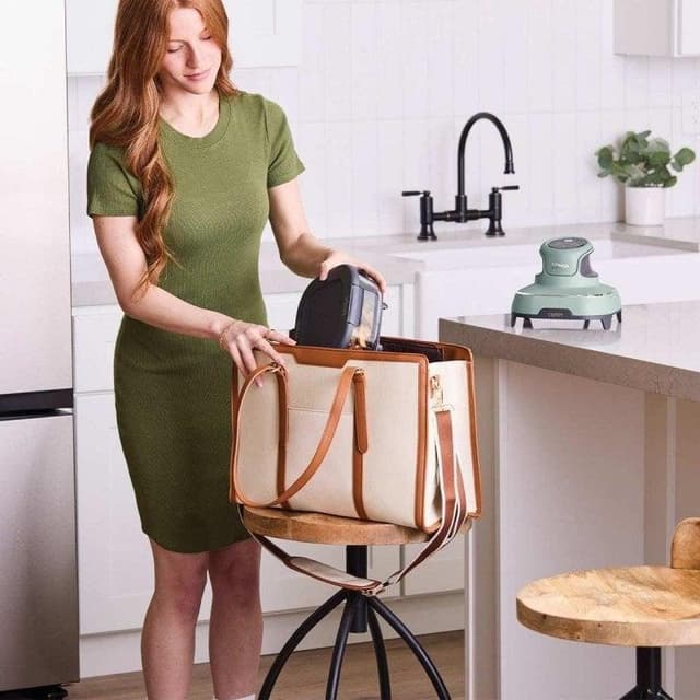 Detalle de Ninja CRISPi FN101EUSG freidora de aire con 3,8 L y vidrio verde