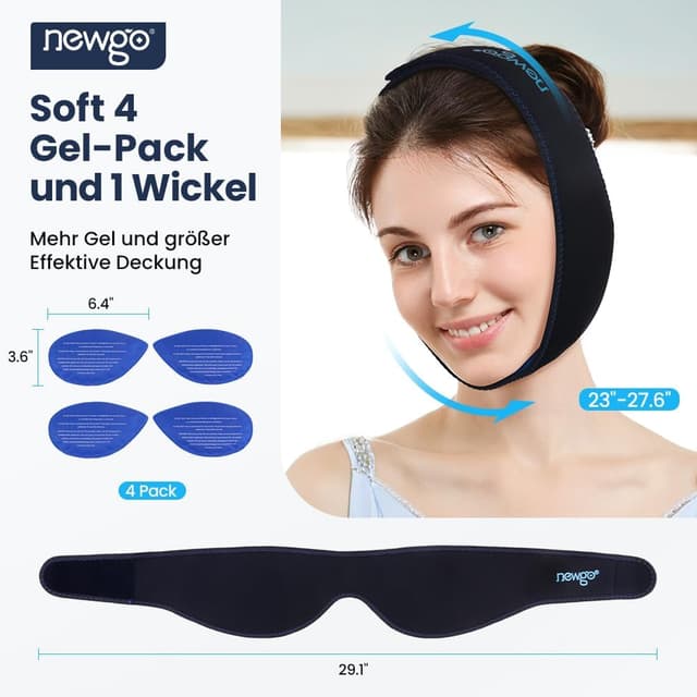 Thumbnail 4 de NEWGO Weisheitszahn Kühlkompresse 4 Stück 😷