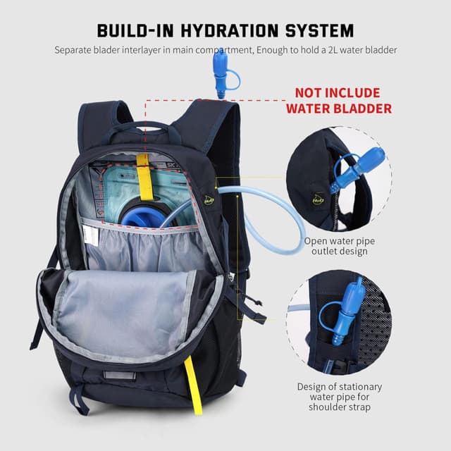 Detalle 2 de SKYSPER Lantc 20 zaino trekking 20 L