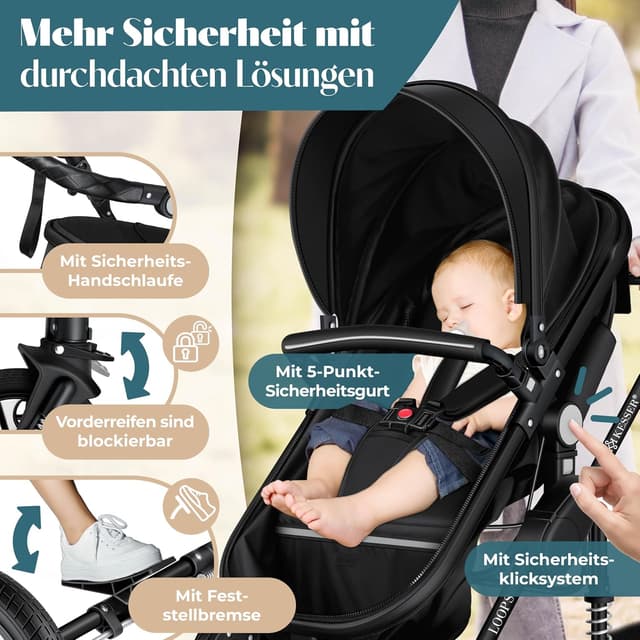 Thumbnail 3 de KESSER Loops 4in1 Kinderwagen