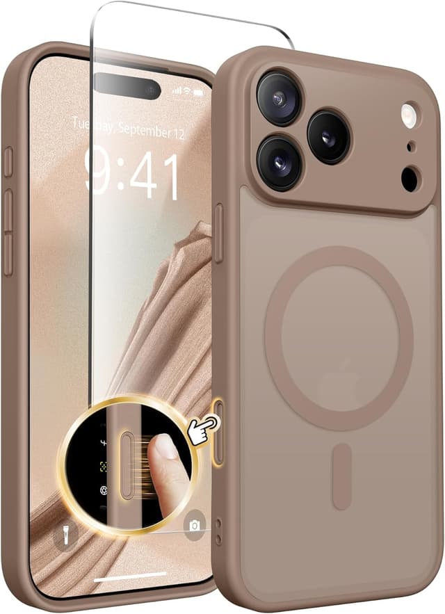 Detalle de CAPRARO Magnetic iPhone 17 Pro Case with MagSafe