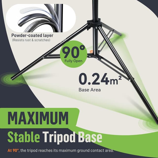 Detalle 2 de Heysliy Backdrop Stand Kit 3m x 2m