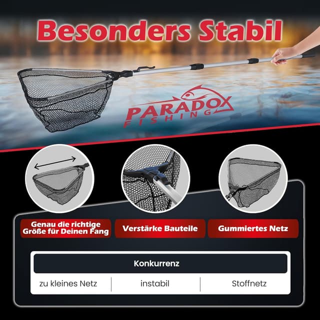 Thumbnail 2 de Paradox Fishing Angel Kescher gummiert 1,6m/2,1m