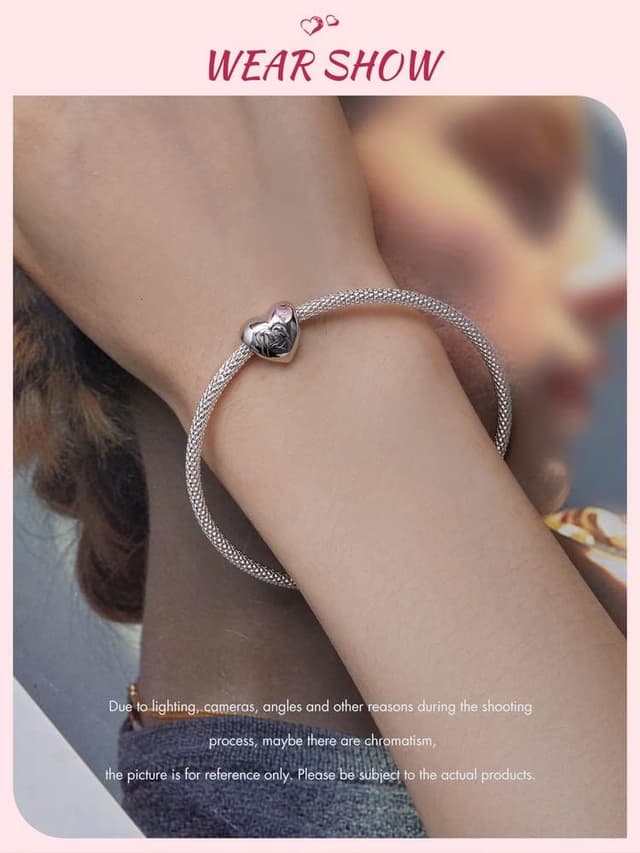 Detalle 2 de TIZU charm mamma in argento 925