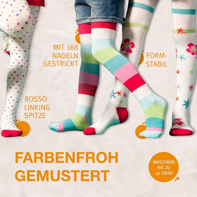 Thumbnail 3 de wellyou Kinder Strumpfhosen 3er Set 62-146