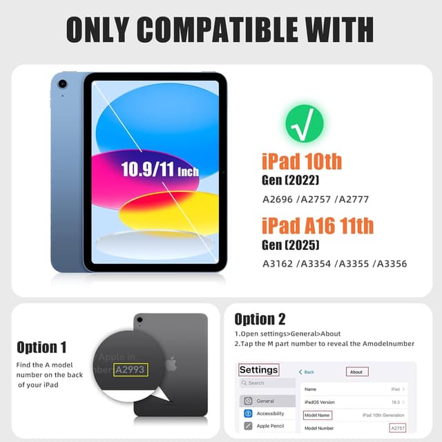 Detalle 2 de Vobafe iPad A16 case 180° stand