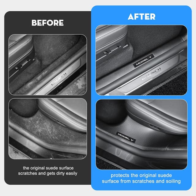 Detalle 2 de KUNIST Model Y Juniper 8PCS Door Sill Protector