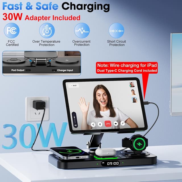 Thumbnail 5 de 6-in-1 Wireless Charger 30W