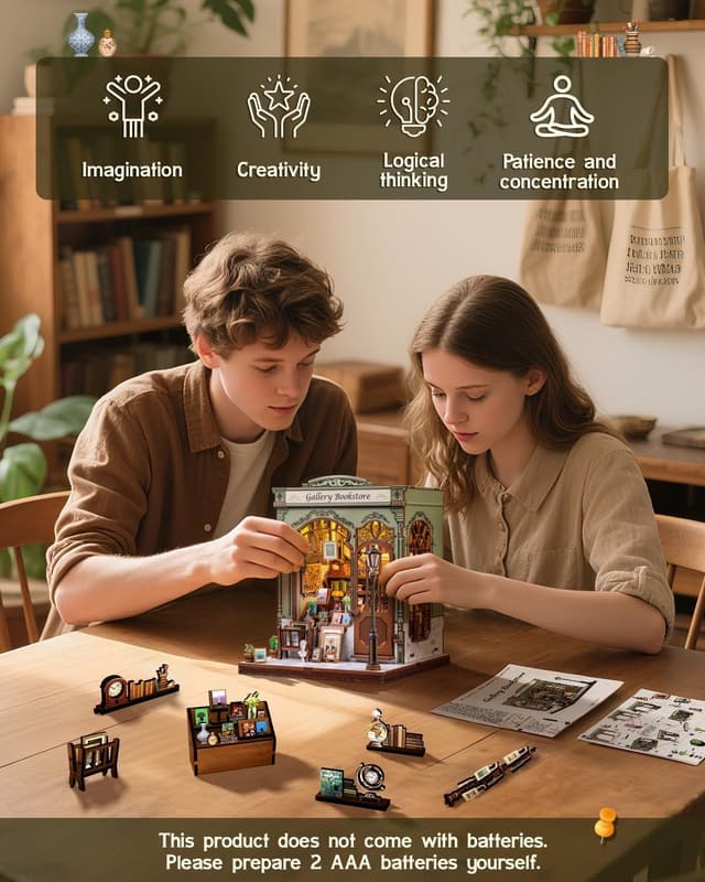 Thumbnail 6 de CUTEBEE Book Nook DIY bookend kit