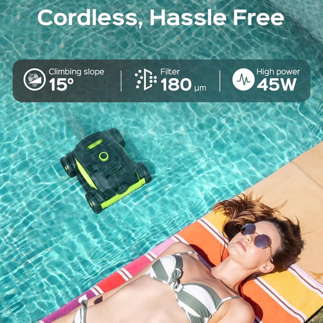Thumbnail 6 de WINNY WY1103 Limpiafondos I️nalambrico para Piscinas de 120m²🧹