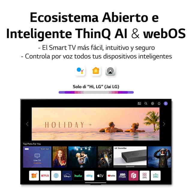 Detalle 2 de LG 65QNED876QB TV LED 65" 4K Smart TV webOS 22 con HDR Dolby Vision y Dolby Atmos (reacondicionado Grado C)