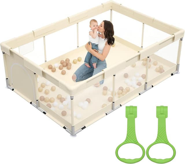 Detalle de Playpen for babies, 71x47 inch safety
