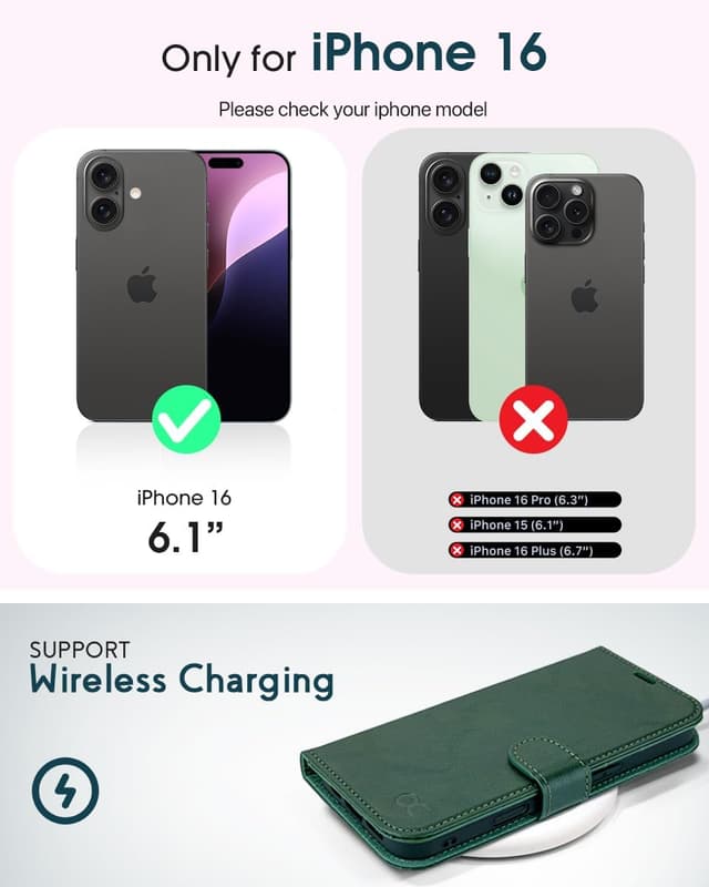 Thumbnail 1 de OCASE iPhone 16 Hülle mit Handykette