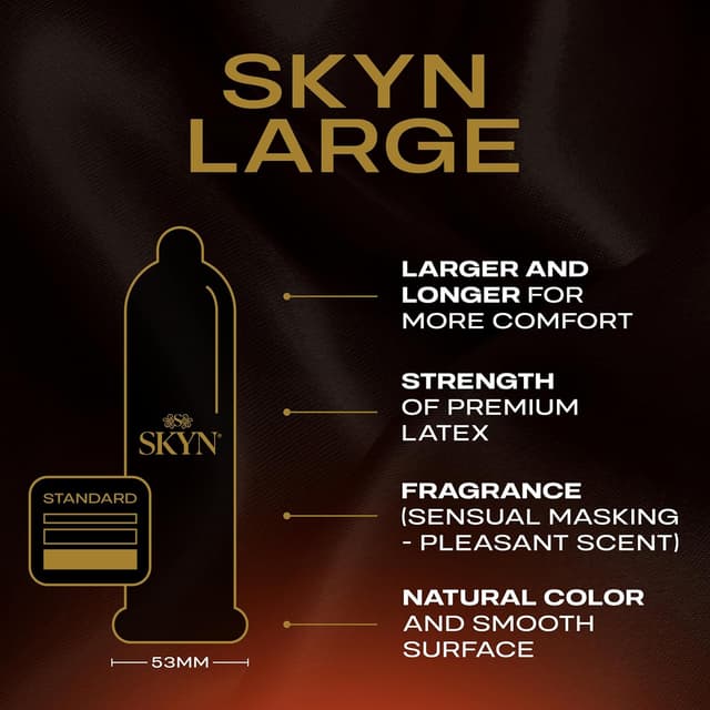 Thumbnail 2 de SKYN Large XL condoms 56 mm pack of 36