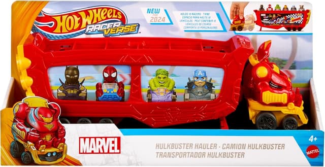 Thumbnail 5 de Hot Wheels HRY02 Camión Hulkbuster 🏎️ Transporte de Coches Marvel