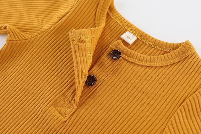 Detalle 2 de Chamie Baby Strampler Neugeborenes gestrickt – Langarm-Jumpsuit fußlos für Jungen & Mädchen (0–24 Monate)