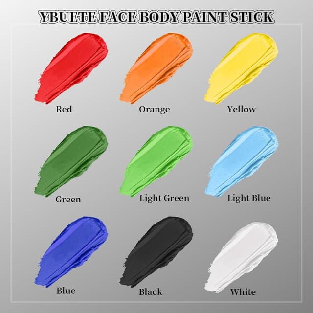 Detalle de YBUETE White Face Paint Stick Skeleton SFX