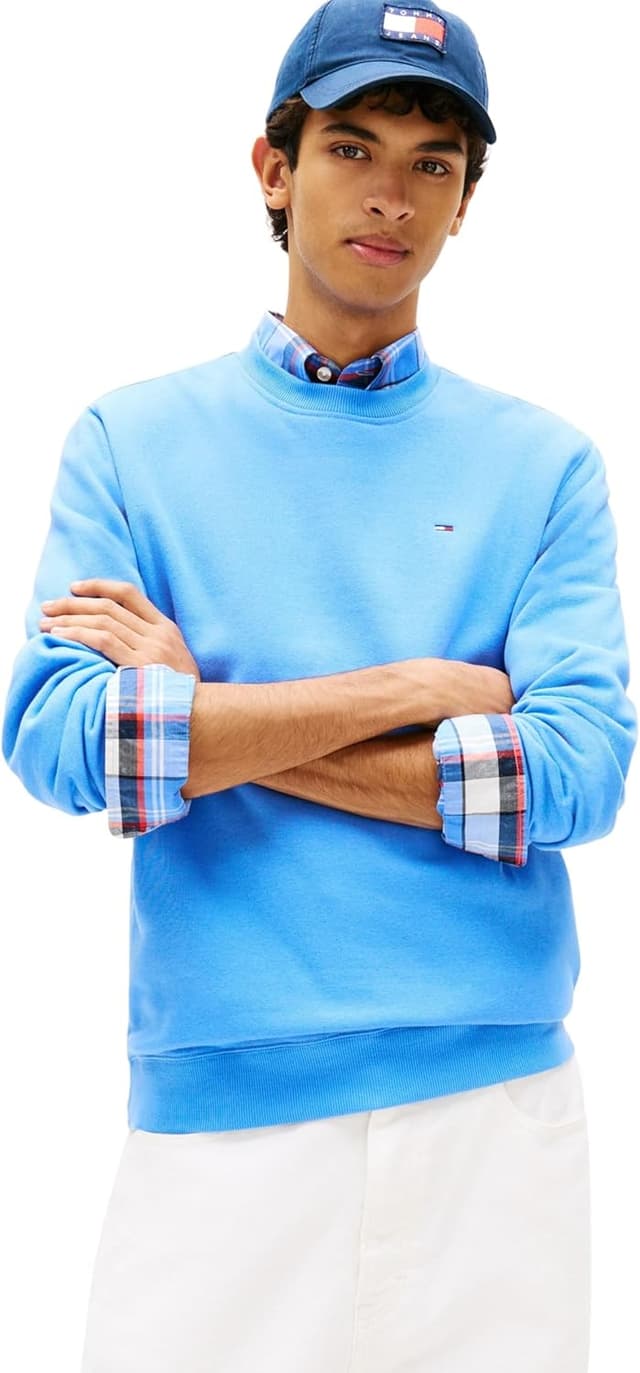 Detalle de Tommy Jeans felpa Regular Fit Flag