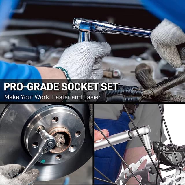 Thumbnail 6 de DISEN 32-Piece HEX Bit Socket Set 32pc