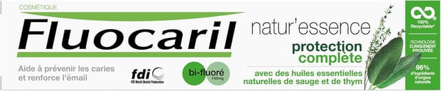 Detalle de Fluocaril B-Fluore Natur Essence Cura Totale 75 ml