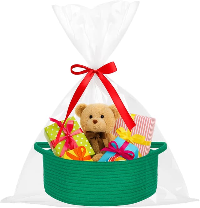 Detalle de Powerking woven basket storage cube 30.48 cm