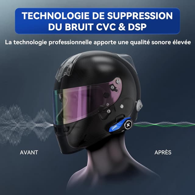 Thumbnail 6 de LEXIN G2P intercom moto 1000 m