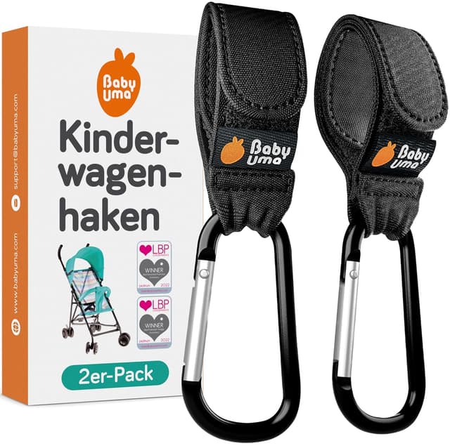 Detalle de Baby Uma Kinderwagenhaken 5 kg Tragkraft