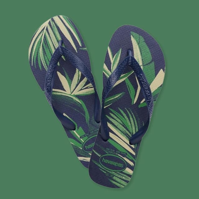 Detalle 2 de Havaianas Aloha infradito da uomo comode con suola antiscivolo e stampa tropicale