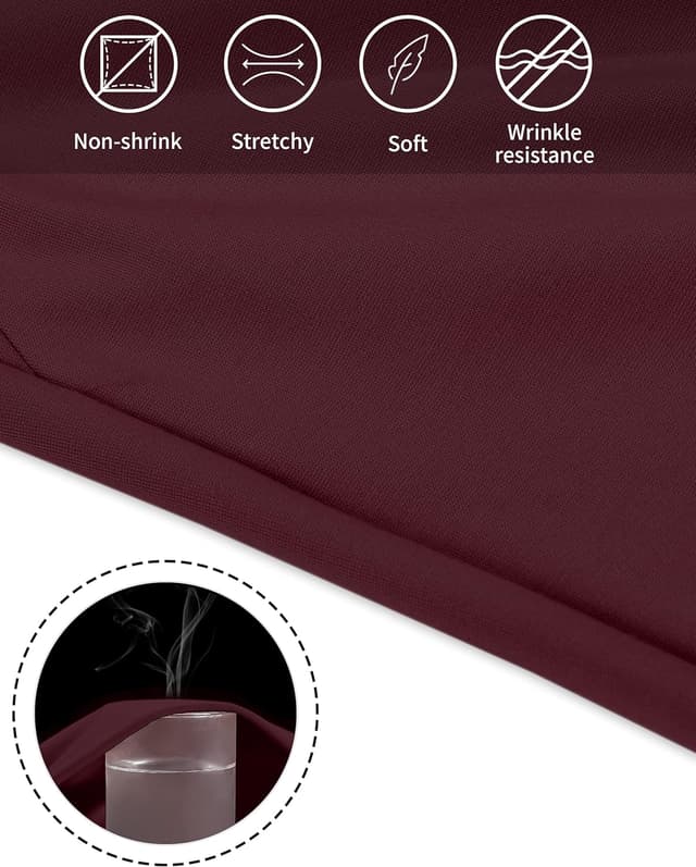 Detalle de AFITNE Straight Leg Trousers with Pockets for Women (pull-on workwear), available in 29/31/33 inch lengths