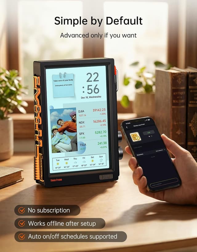 Thumbnail 4 de Divoom TimesFrame 10.1" digital picture frame