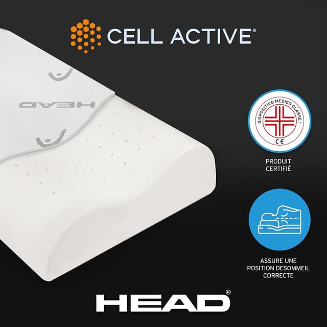 Detalle 2 de Head Active Rest Oreiller Ergonomique Cervical Doux 40x70