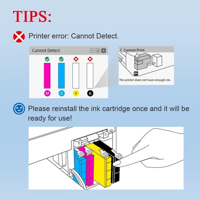 Detalle de Pack 4 cartouches Skydo LC427 compatibles pour Brother LC-427 (1 Noir, 1 Cyan, 1 Magenta, 1 Jaune) – pour MFC et HL