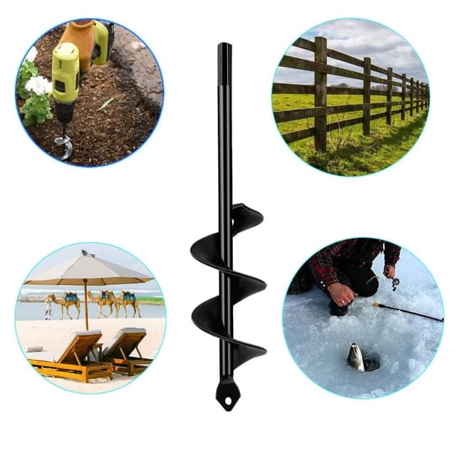 Detalle 2 de Berfea Garten Schneckenbohrer 8x30 cm