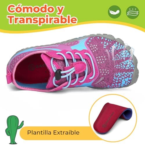 Detalle de SAGUARO barefoot Zapatillas 5 dedos 30