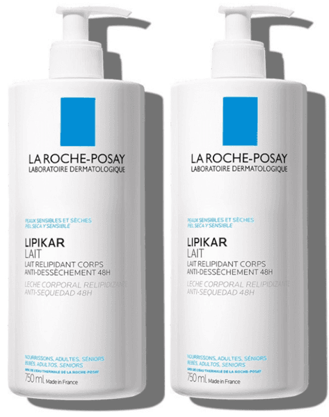 Detalle de La Roche Posay Lipikar Leche 2x750 ml hidratante