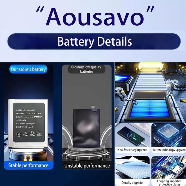 Detalle de Aousavo Batteria di ricambio 454854AR