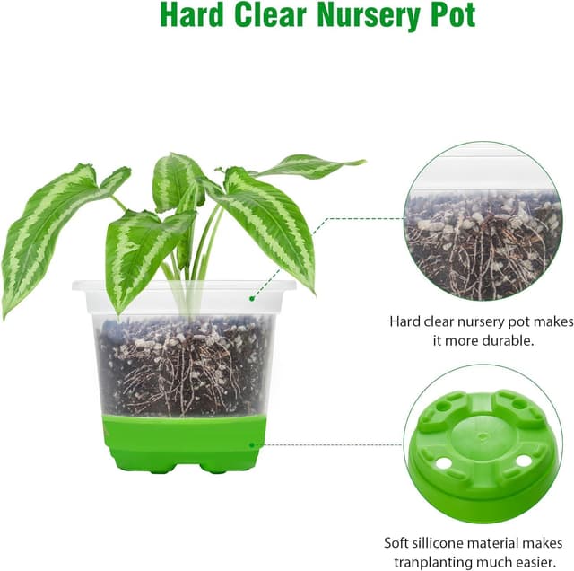 Thumbnail 1 de MIXC Anzuchttöpfe 24 Stück 10 cm Transparent