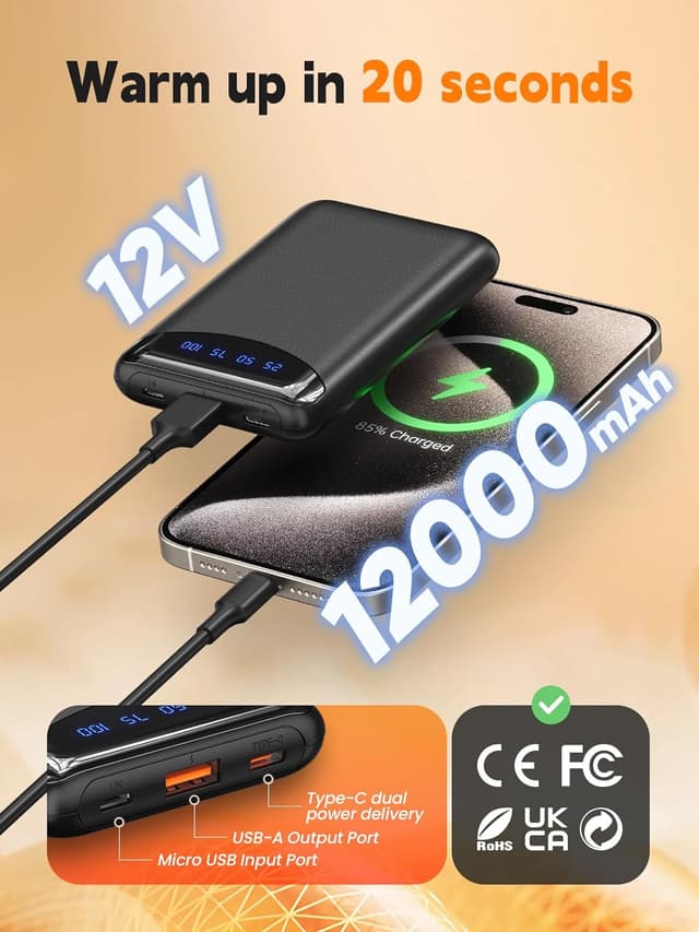 Thumbnail 4 de VIWKO Chaleco Calefactable Mujer 12V 12000mAh Talla L