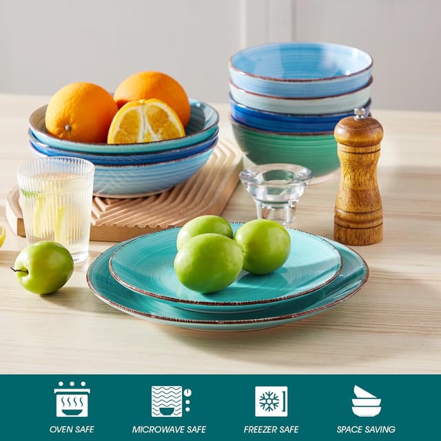 Detalle 2 de vancasso BONITA Speiseteller 6er Set Ø21,5 cm