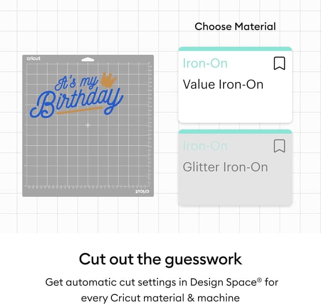 Thumbnail 3 de Cricut Textil-Flexfolie 10 Blatt 30,5×30,5 cm