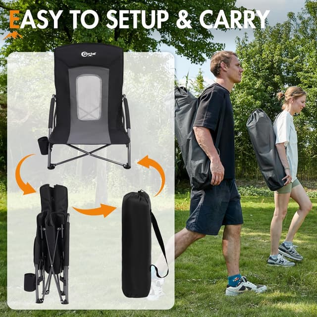 Detalle 2 de Portal Folding Beach Chair with 2 seats