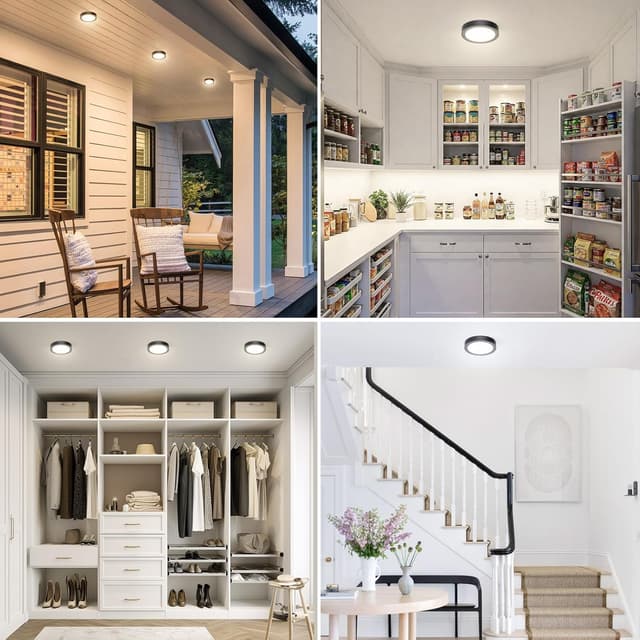 Thumbnail 6 de slochi 12CM Mini Bathroom Light (IP44) – 3 colour temperature LED flush ceiling lamp, 8W